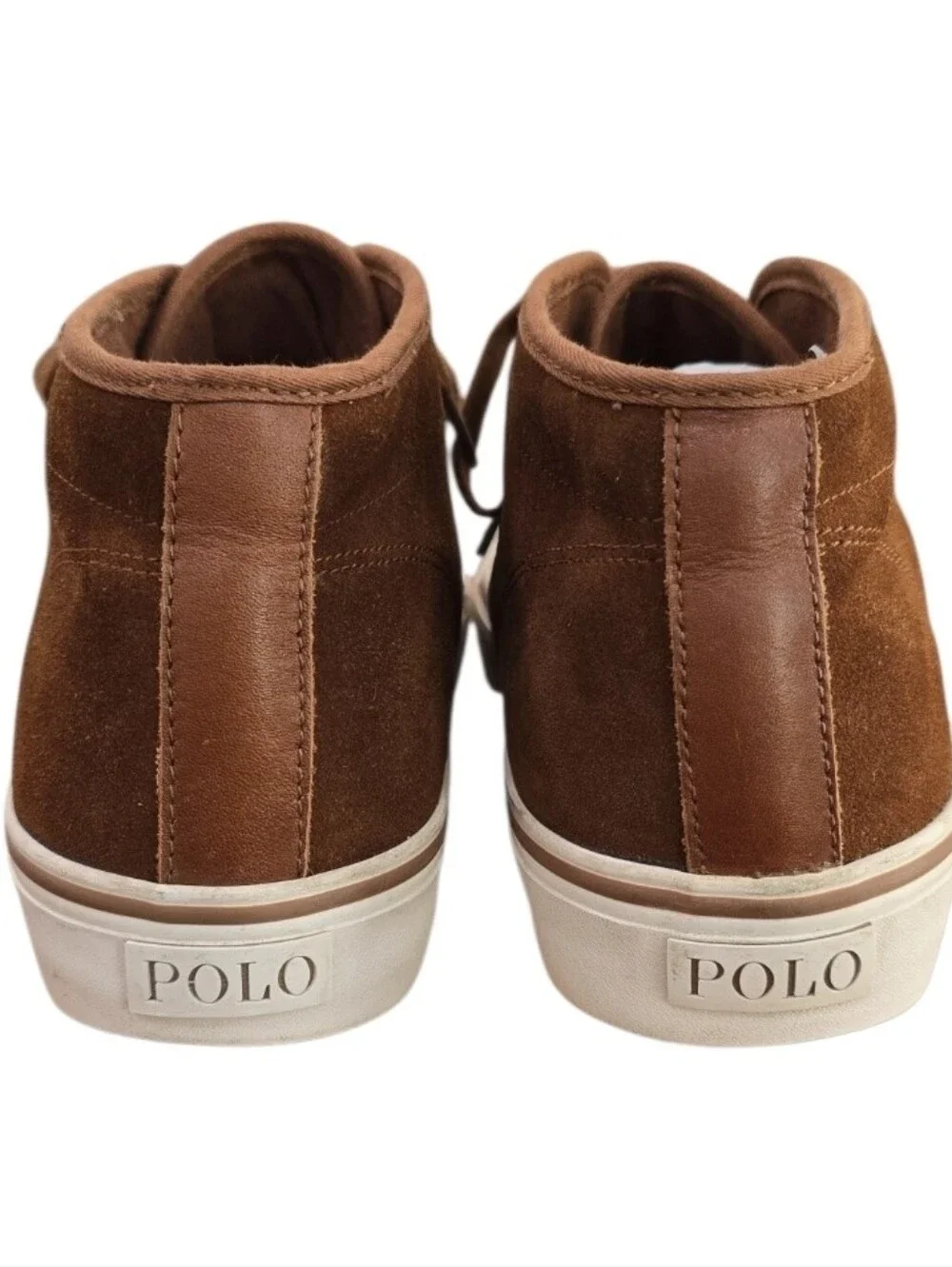 Polo Ralph Lauren Men's Makyn Chukka Preppy Sport Ankle Suede Shoes. Size 10.5 D
